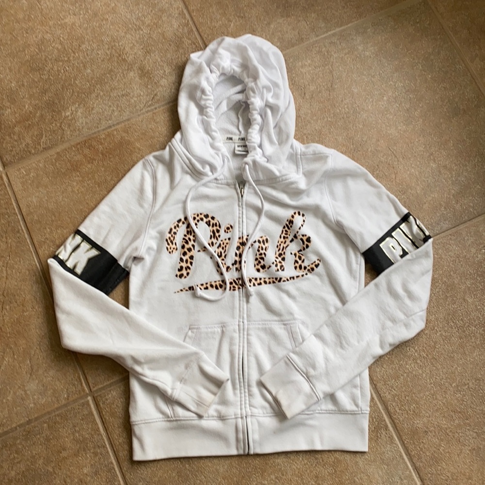 PINK Victoria's Secret light weight zip up hoodie